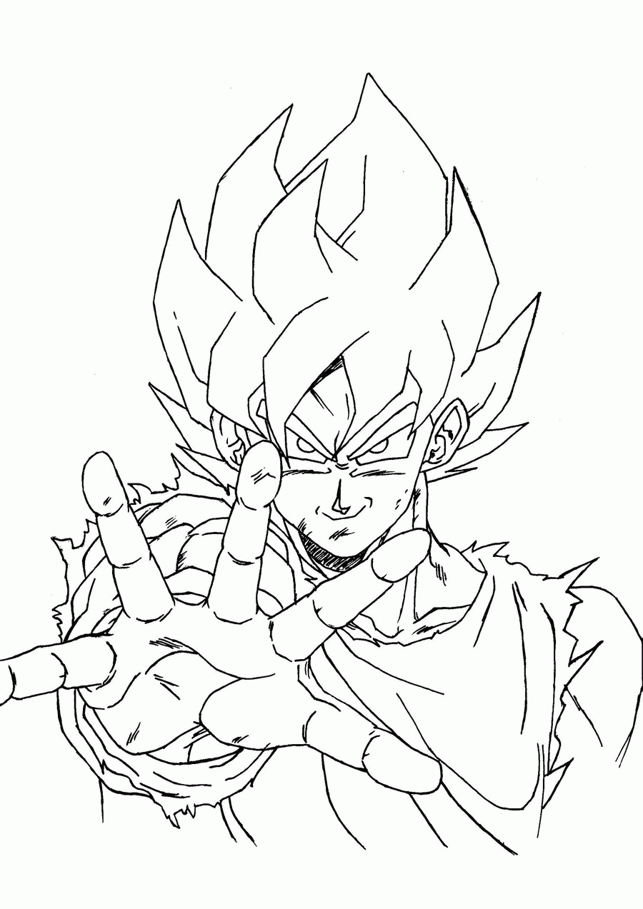 Dragon Ball Z Coloring Pages and Book | UniqueColoringPages