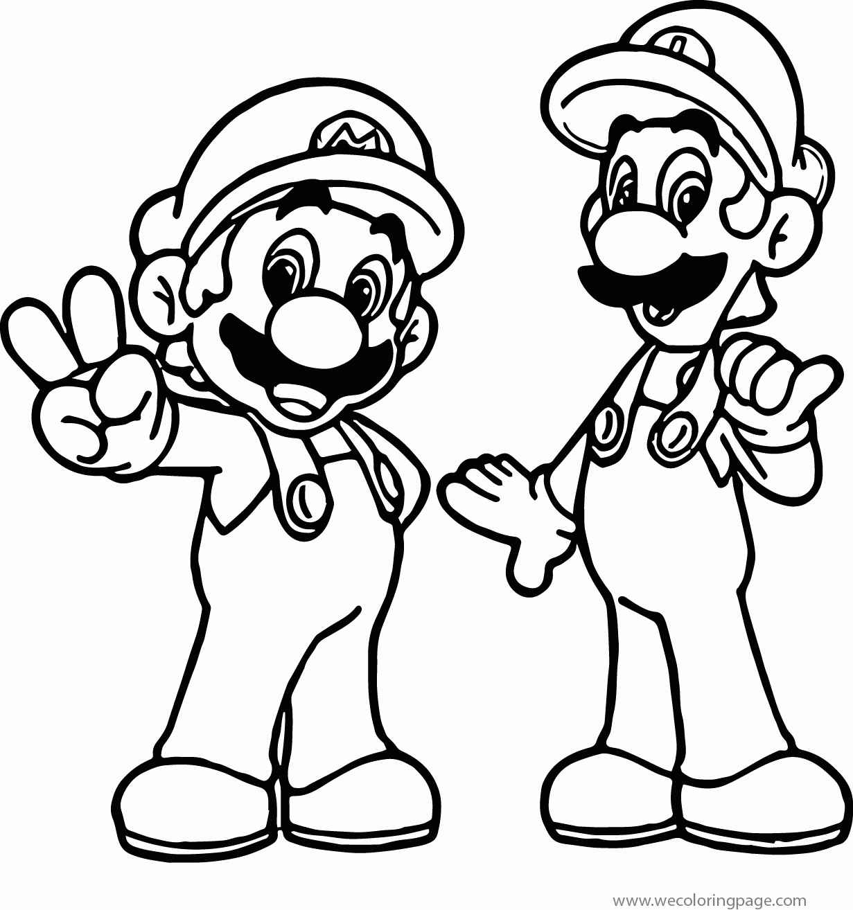 Toad Coloring Pages From Super Mario - Coloring Home
