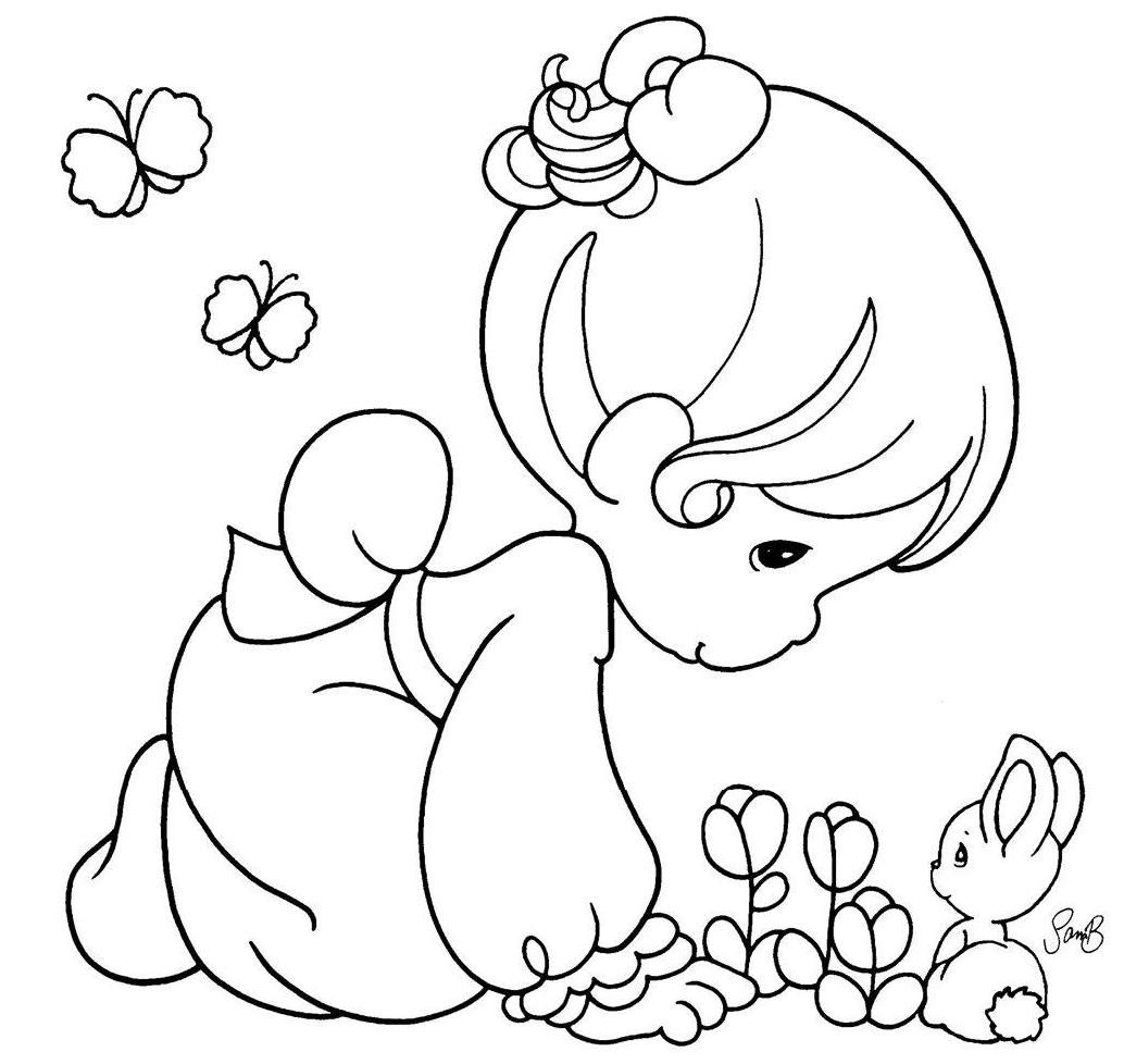 Free Coloring Pages Precious Moments | Coloring Online