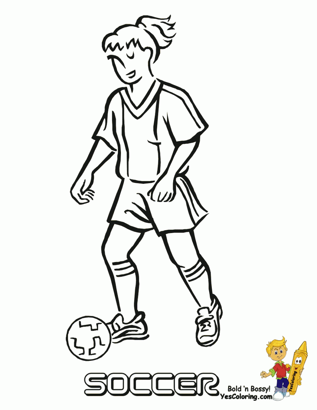 Soccer Sports Coloring Soccer Free Sports Coloring Pages Free ...