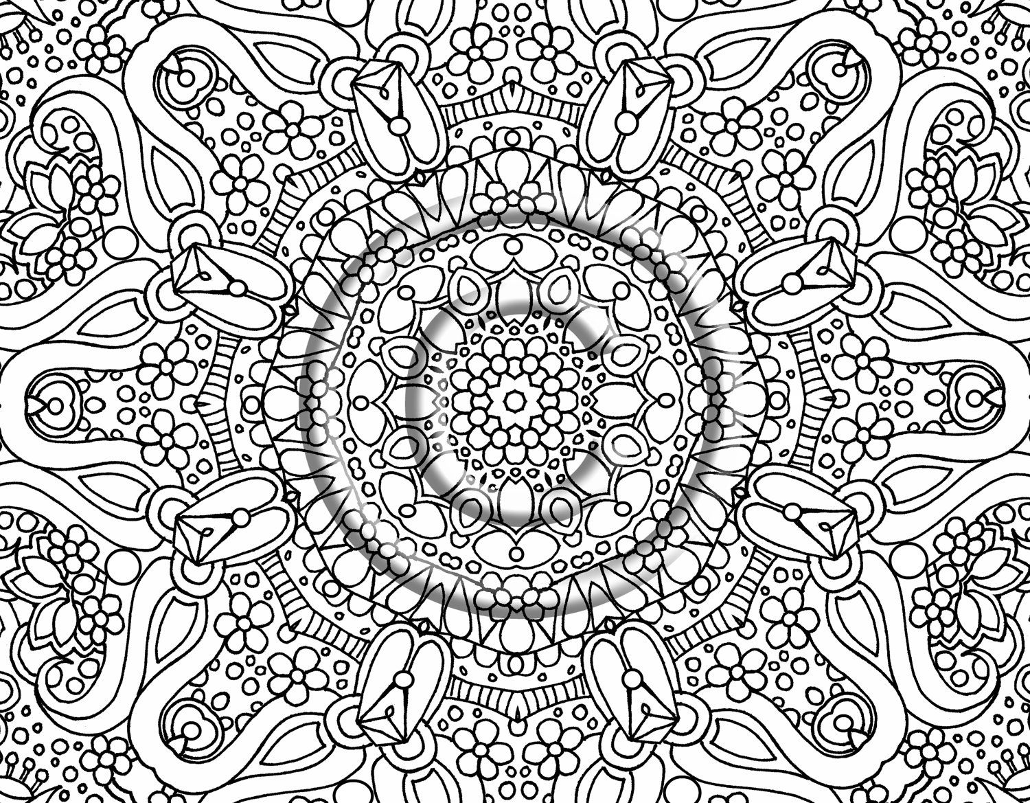 abstract coloring pages | Only Coloring Pages