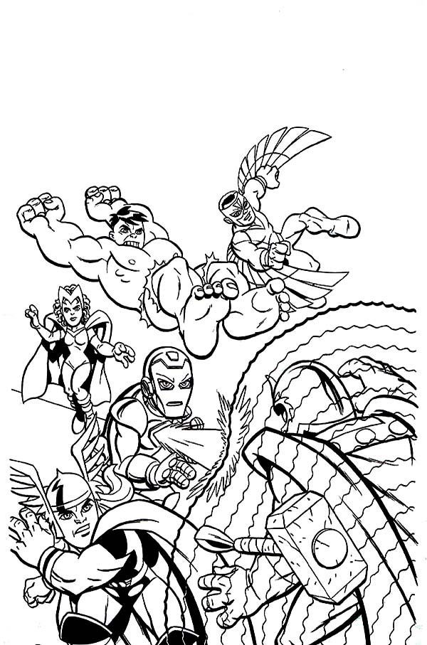 Marvel Super Hero Squad Az Coloring Pages - Coloring Home