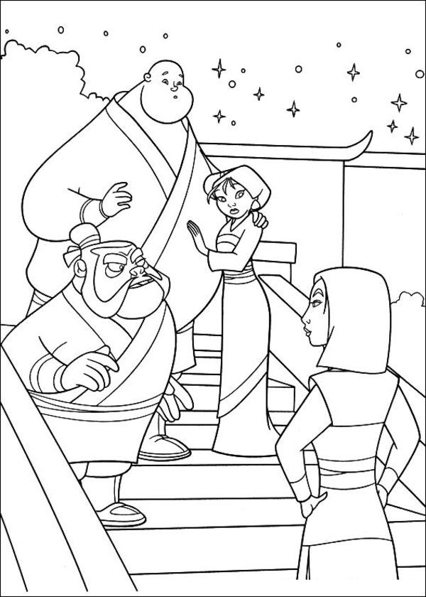 Mulan Coloring Pages Picture 22 – Print Free Coloring Pages Mulan ...