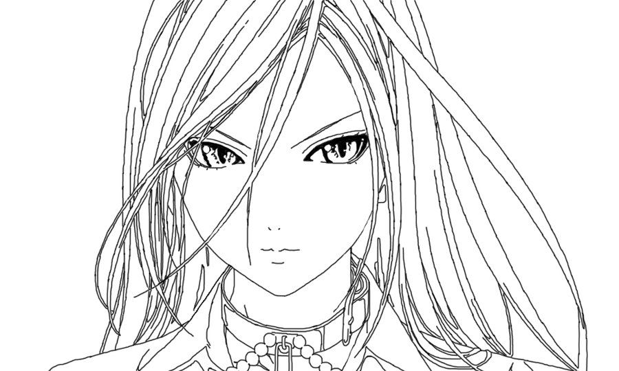 Anime Vampire Girl Coloring Pages - Coloring Home