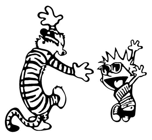 Calvin and Hobbes Clipart - Cliparts and Others Art Inspiration