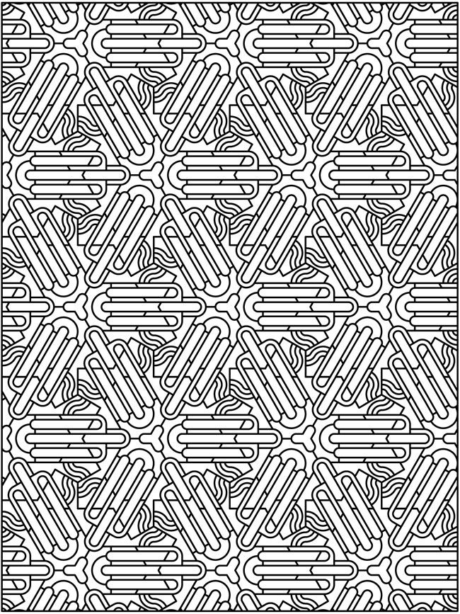 Free Tessellations Coloring Pages Coloring Home
