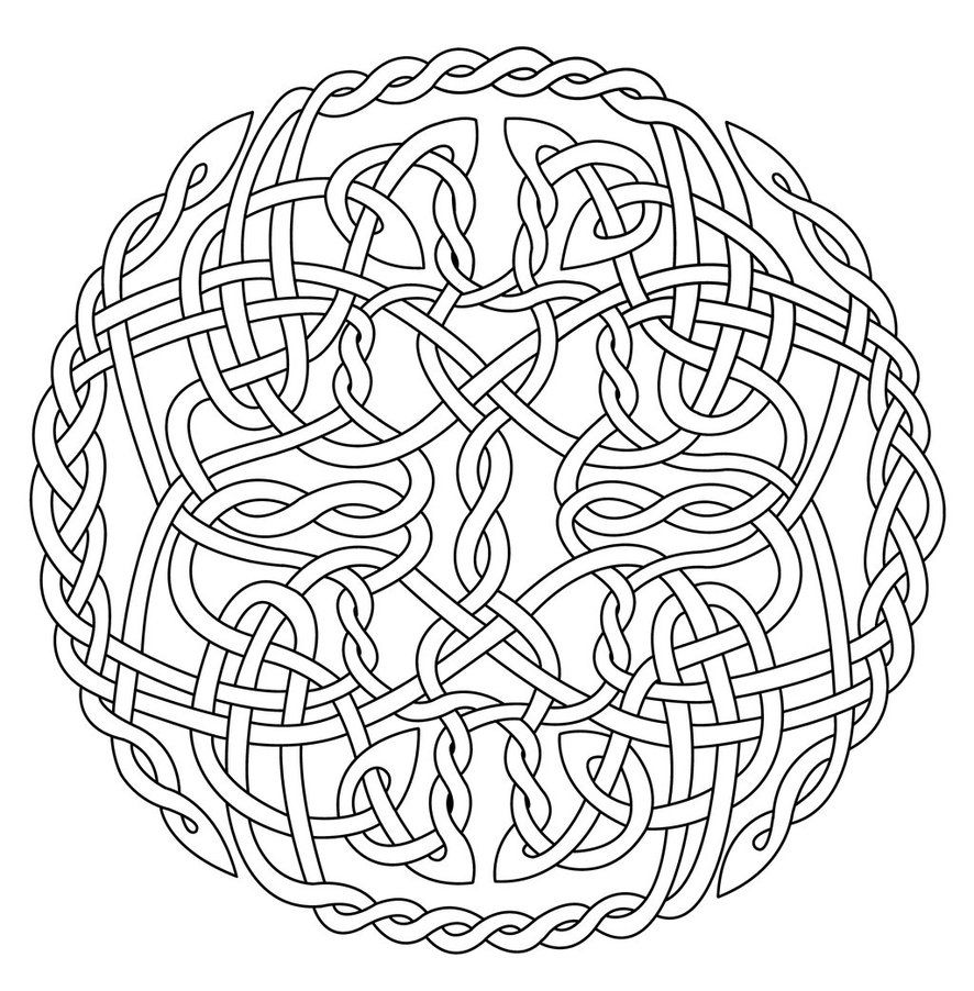 Free Printable Celtic Coloring Pages For Adults Coloring Home