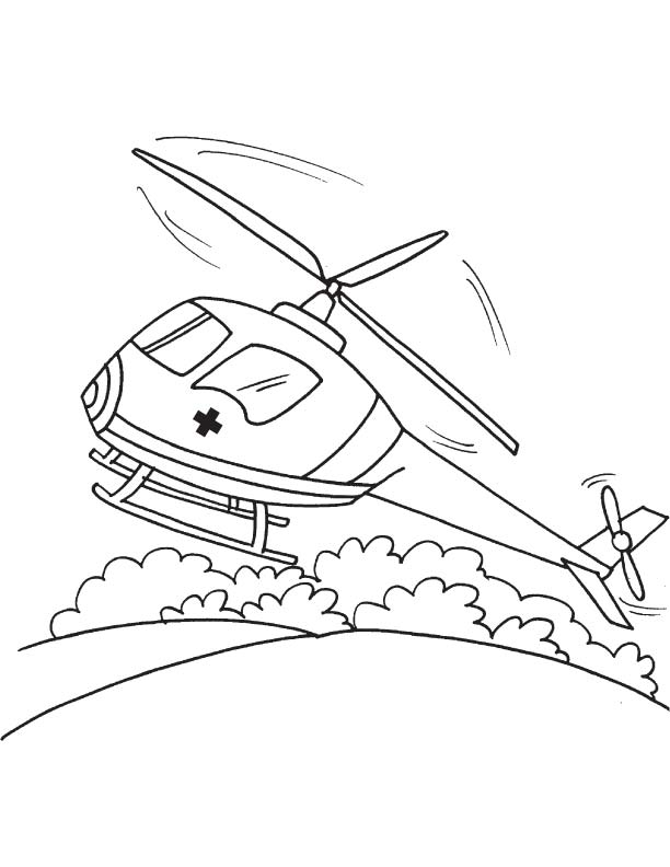 Ambulance Coloring Page Coloring Home