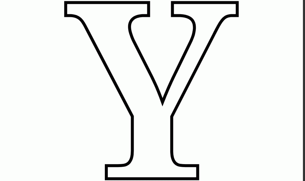 Letter Y Coloring Pages Free - Coloring Home