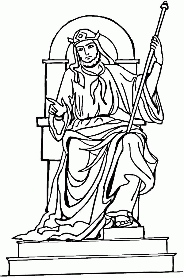 King Solomon Coloring Page - Coloring Home