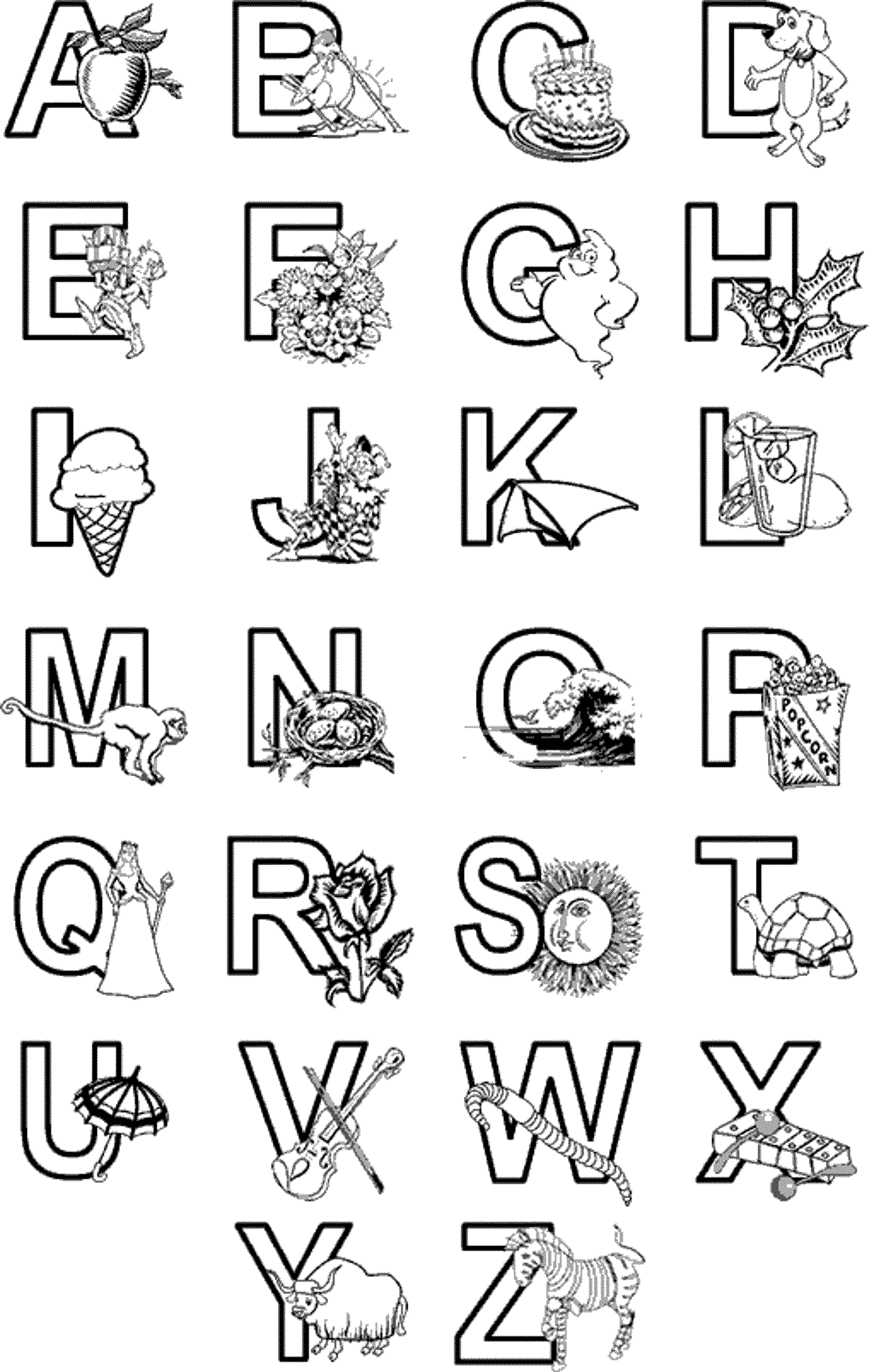 Printable Abc Pictures