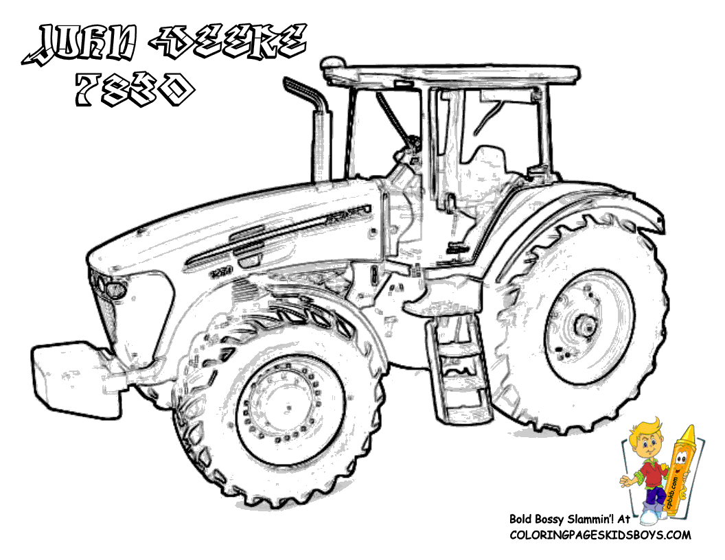 Tractor Coloring Pages John Deere - Coloring Home