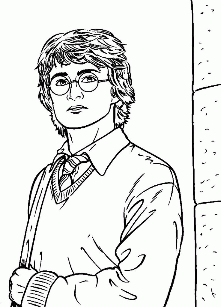 Harry Potter coloring page 2