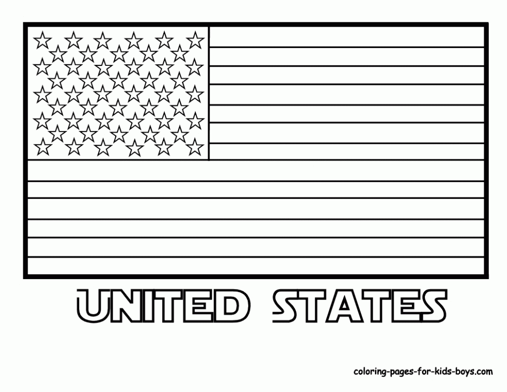 United States Symbols Coloring Pages White House