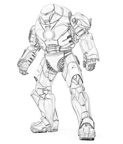 Iron Man Hulkbuster Coloring Pages #coloringpagesfree ...