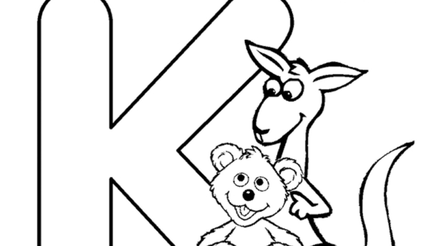 The Letter K Coloring Page | Kids Coloring… | PBS KIDS for Parents