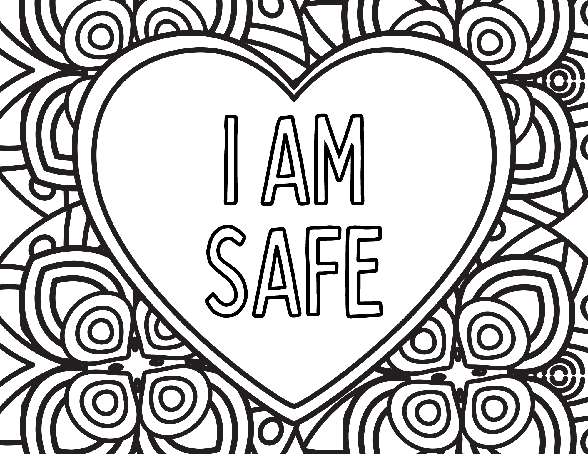 Printable Affirmation Coloring Pages ...