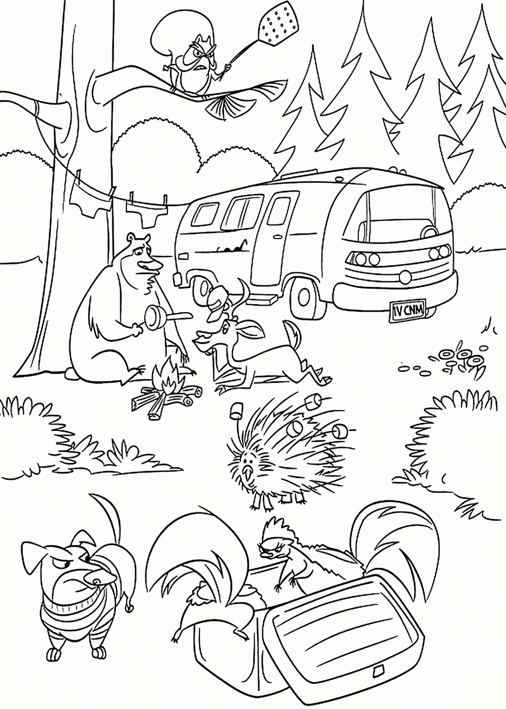 Forest Coloring Pages Printable - Coloring Home