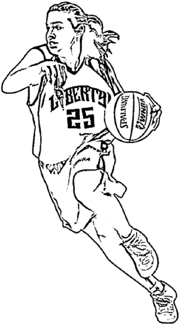 Basketball Free Printable Coloring Pages Coloring Home