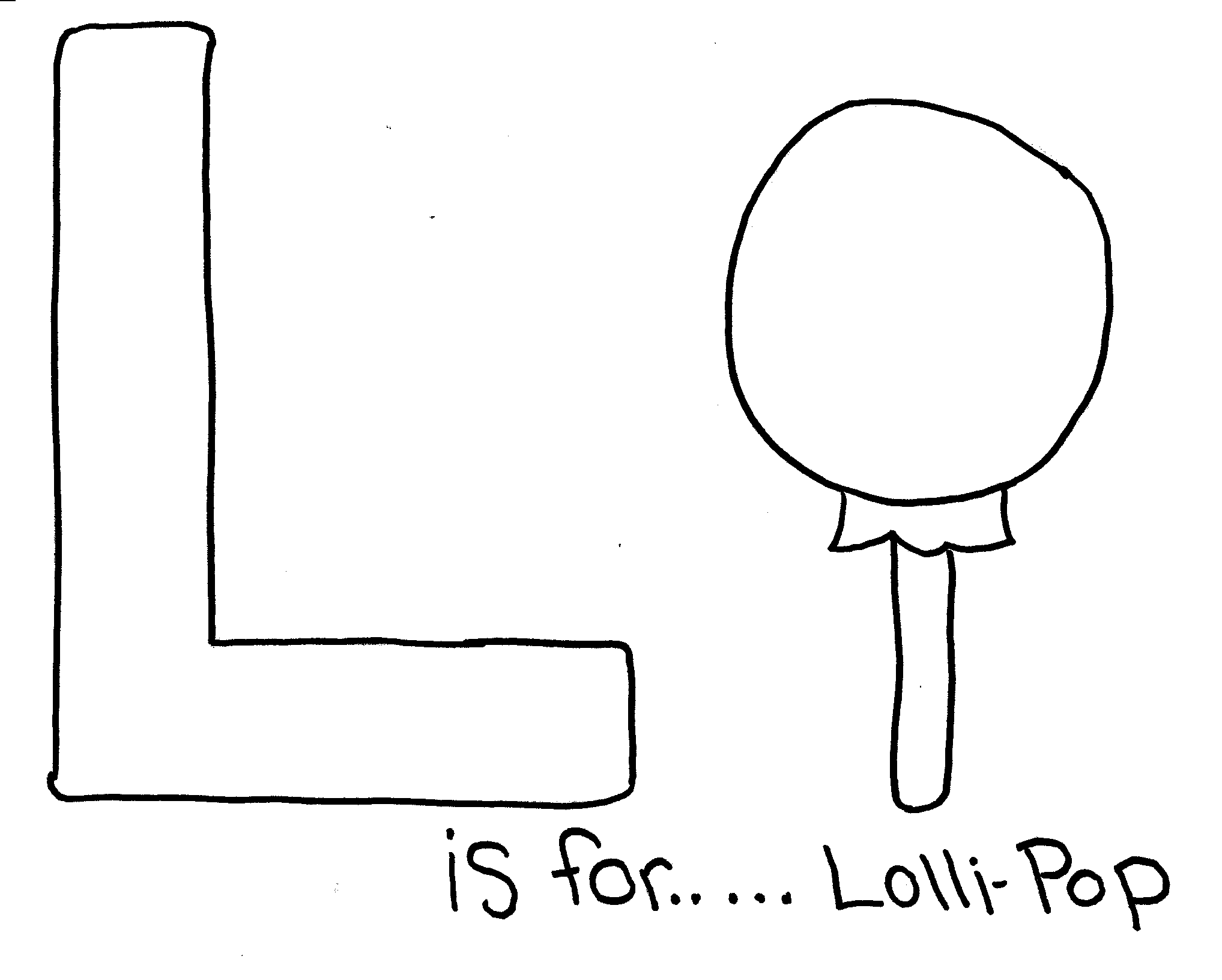 Cartoon Letter L Coloring Pages - Сoloring Pages For All Ages