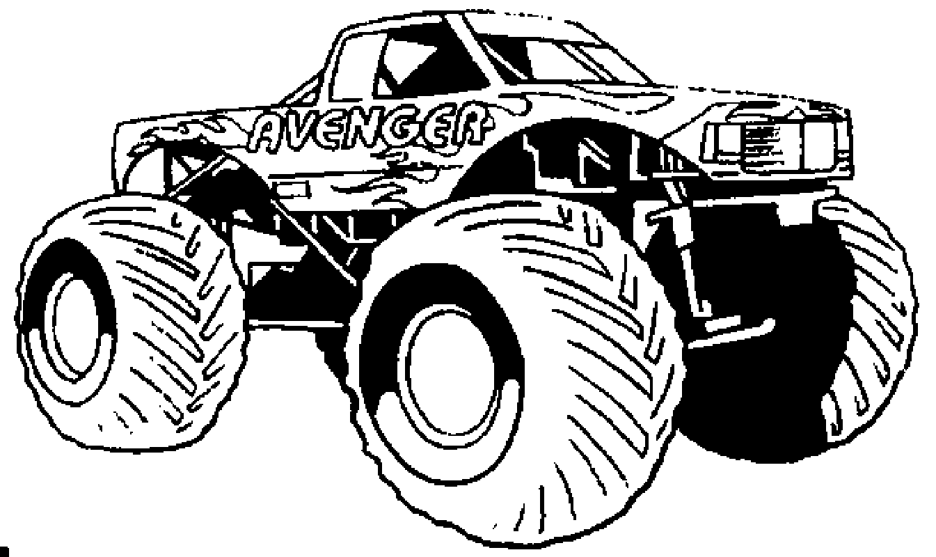 Hot Wheels Monster Trucks Coloring Pages Monster Truck Coloring Pages Wheels Hot Printable Getcolorings Team Print Color