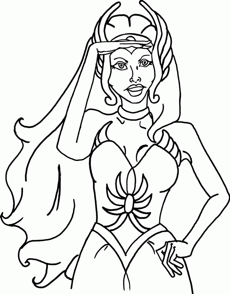 She Ra - Coloring Pages for Kids and for Adults