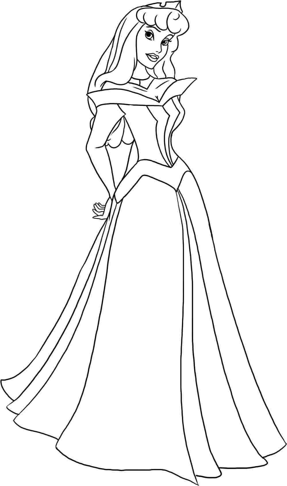 Printable Coloring Pages Of Aurora - Coloring Home