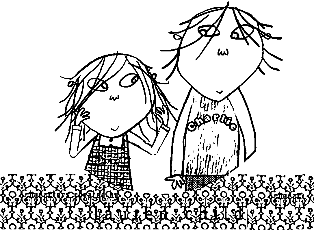 Charlie And Lola Coloring Page 19 | Wecoloringpage