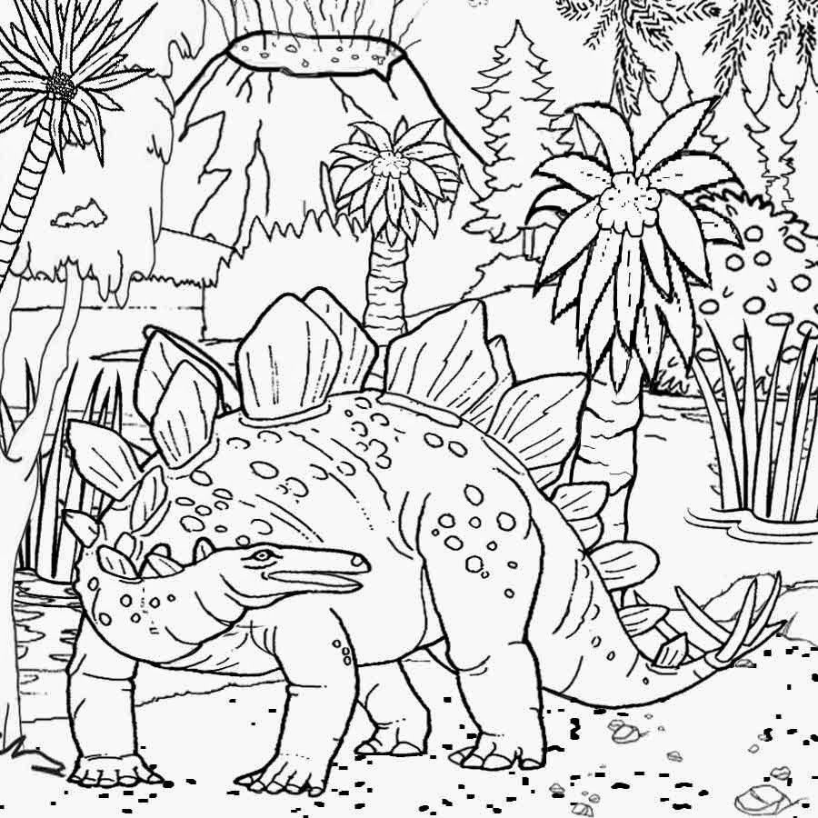 Dinosaur Coloring Pages Free To Print - Coloring