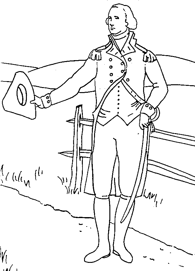 139 Unicorn Free George Washington Coloring Pages with Printable