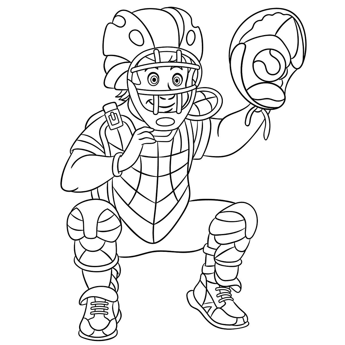 Baseball Coloring Pages for Kids: Fun ...