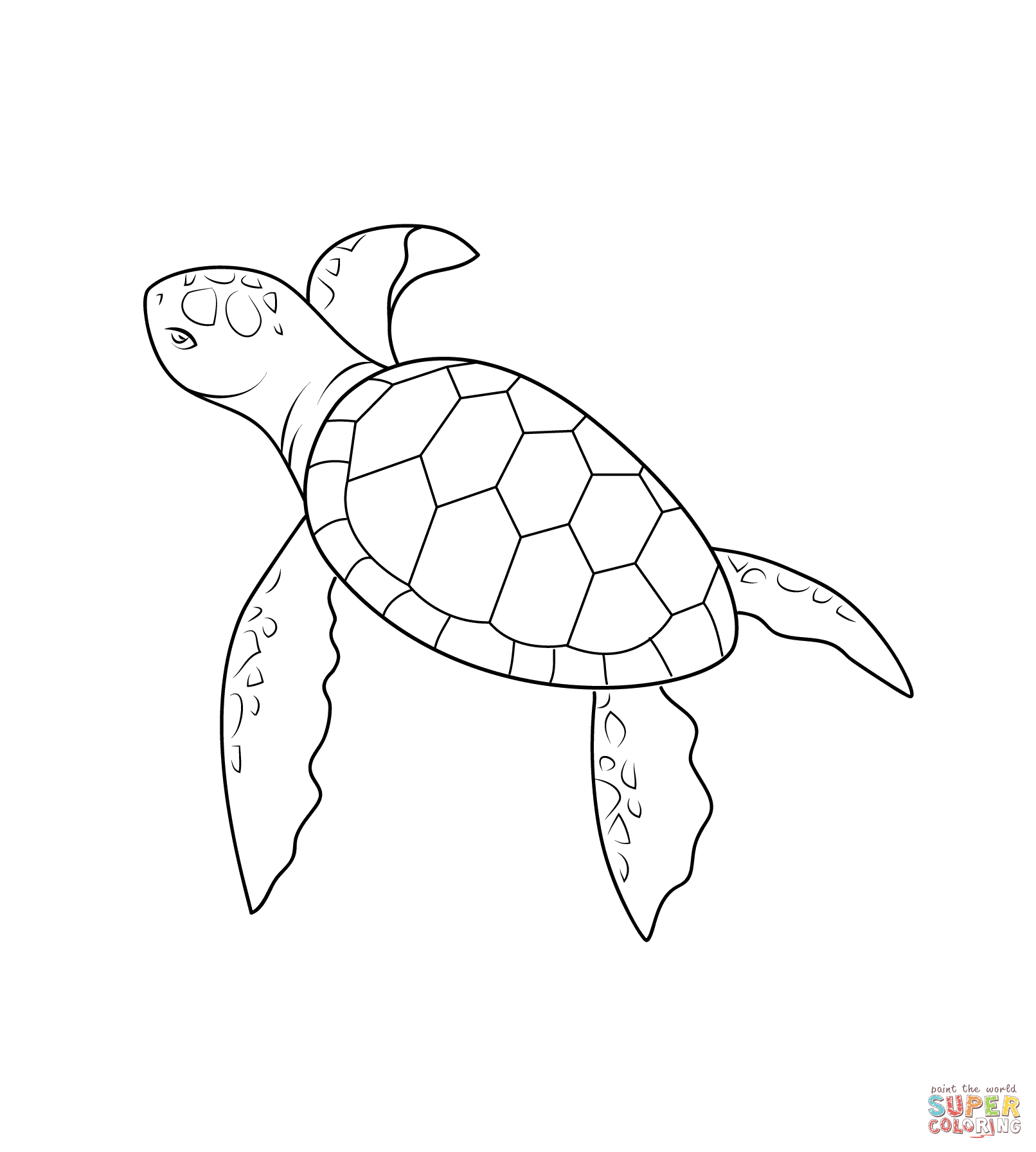Baby Sea Turtles Coloring Pages - Coloring Home