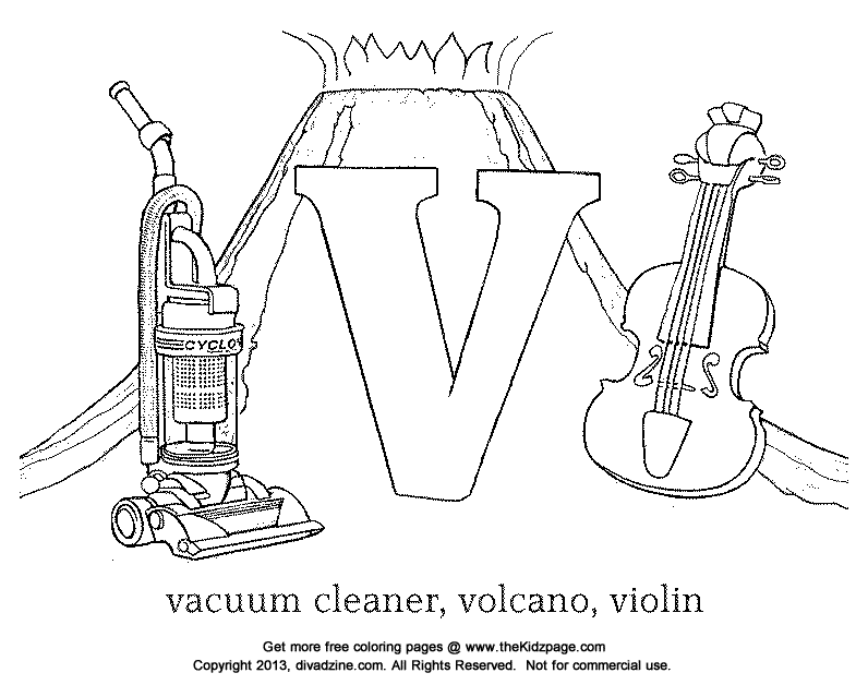 v for vacuum coloring pages - Clip Art ...clipart-library.com