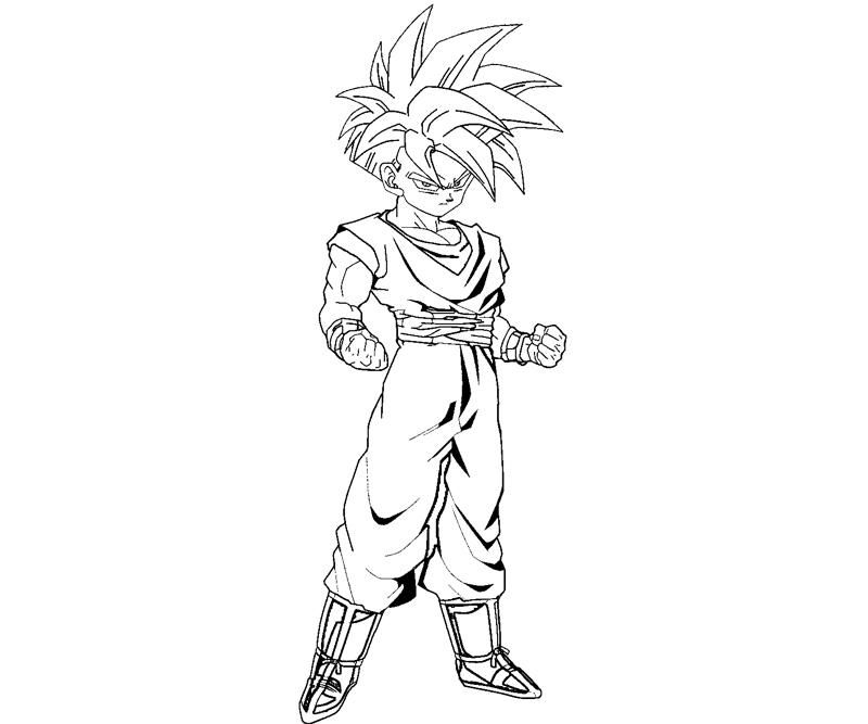 6 Pics of Gohan Coloring Pages - Teen Gohan SSJ2 Coloring Pages ...