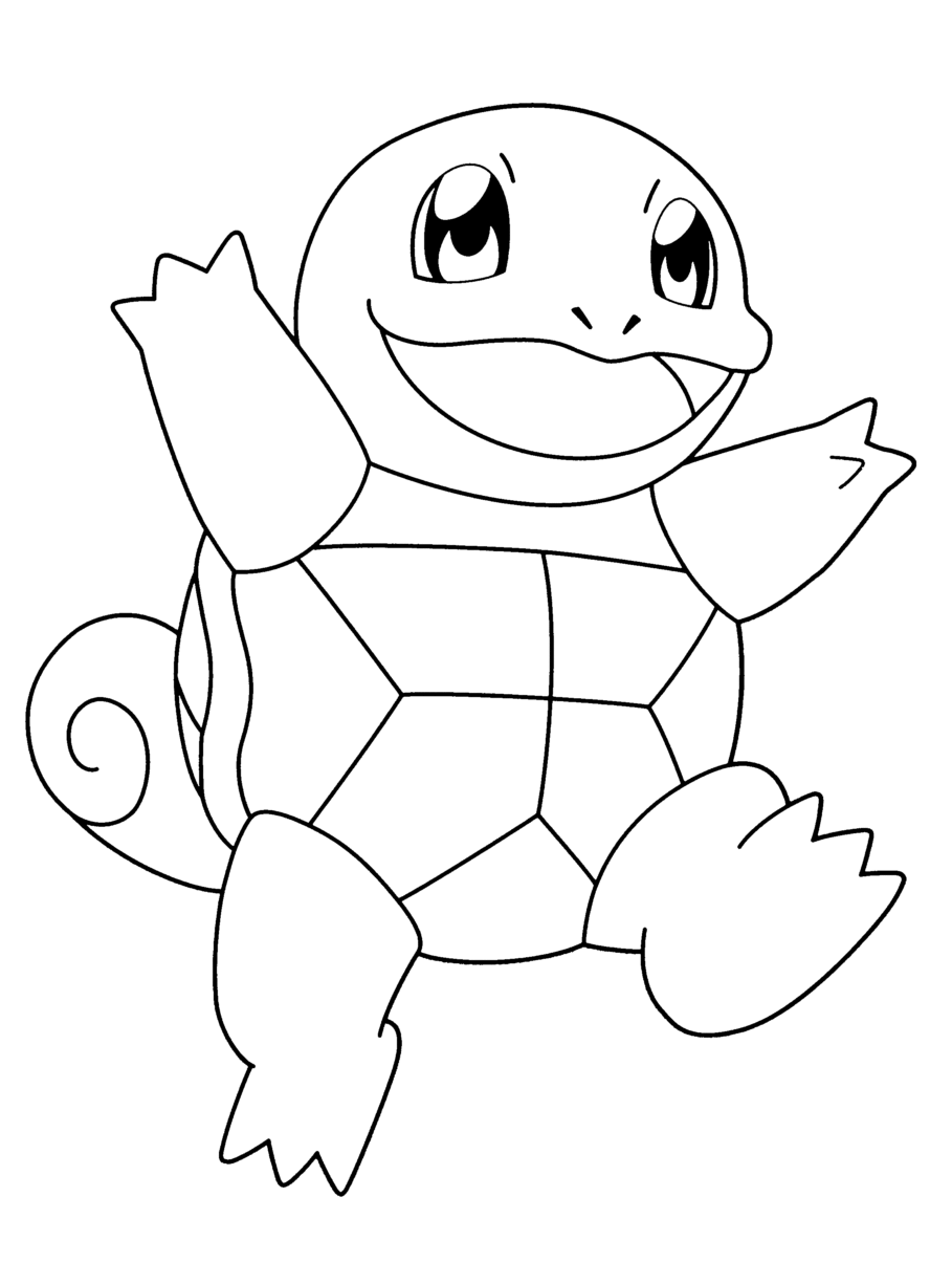 Squirtle Coloring Pages Coloring Home
