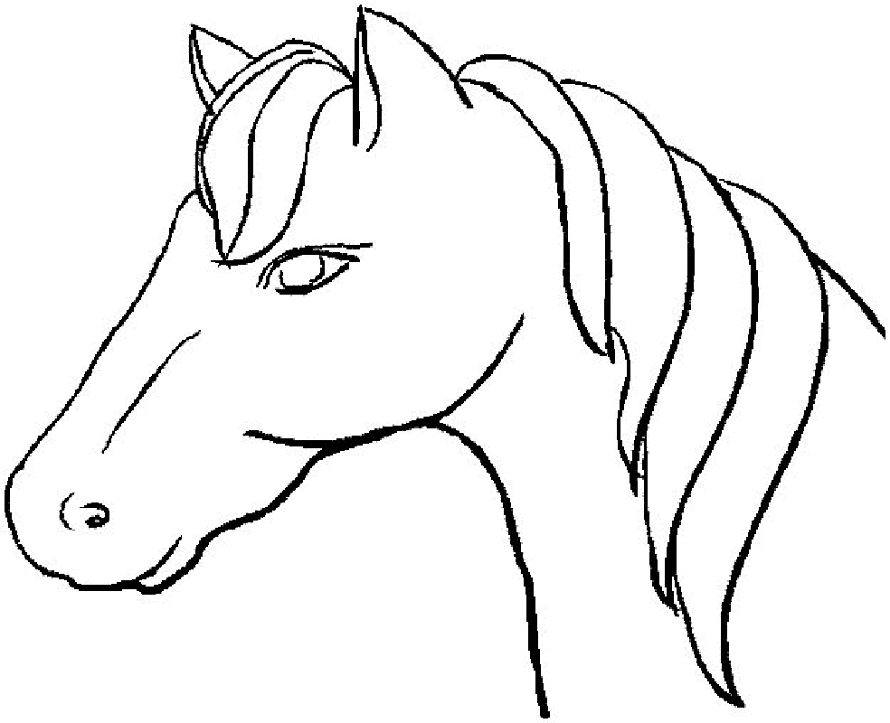 Big Horses Coloring Pages To Print - Coloring Pages For All Ages