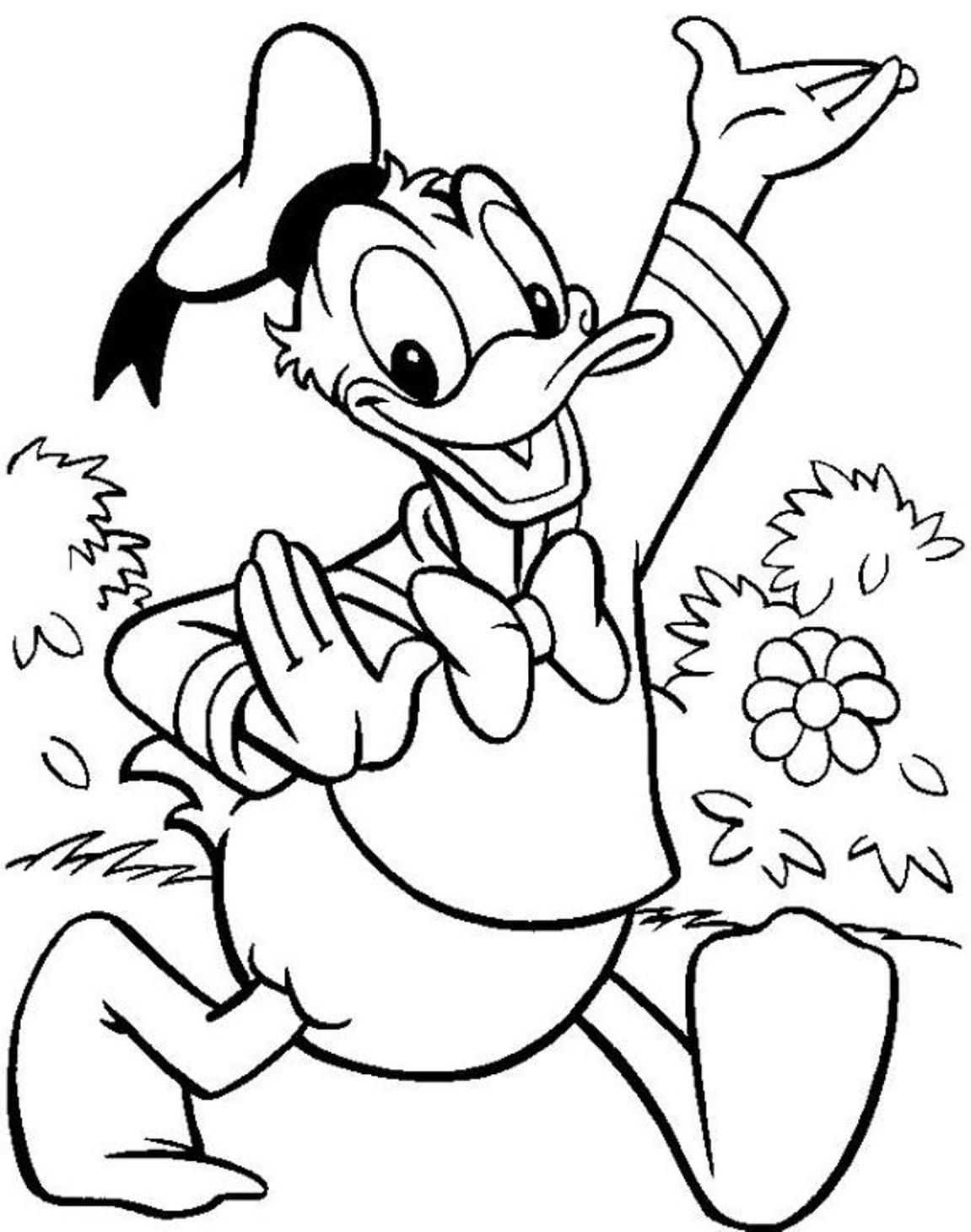Printable Alphabet Coloring Pages D For Duck | Alphabet Coloring ...