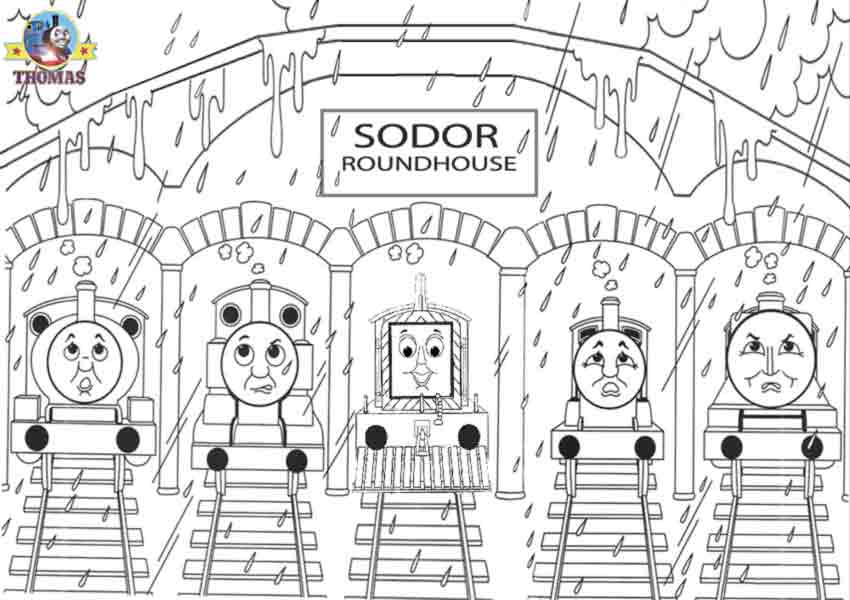 How to Color Thomas The Train Coloring Sheet - Pa-g.co