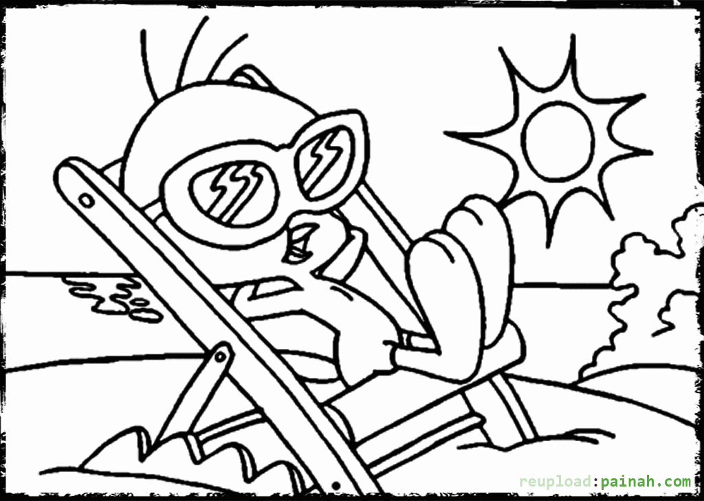 Beach Coloring Pages Tweety - Colorine.net | #20514