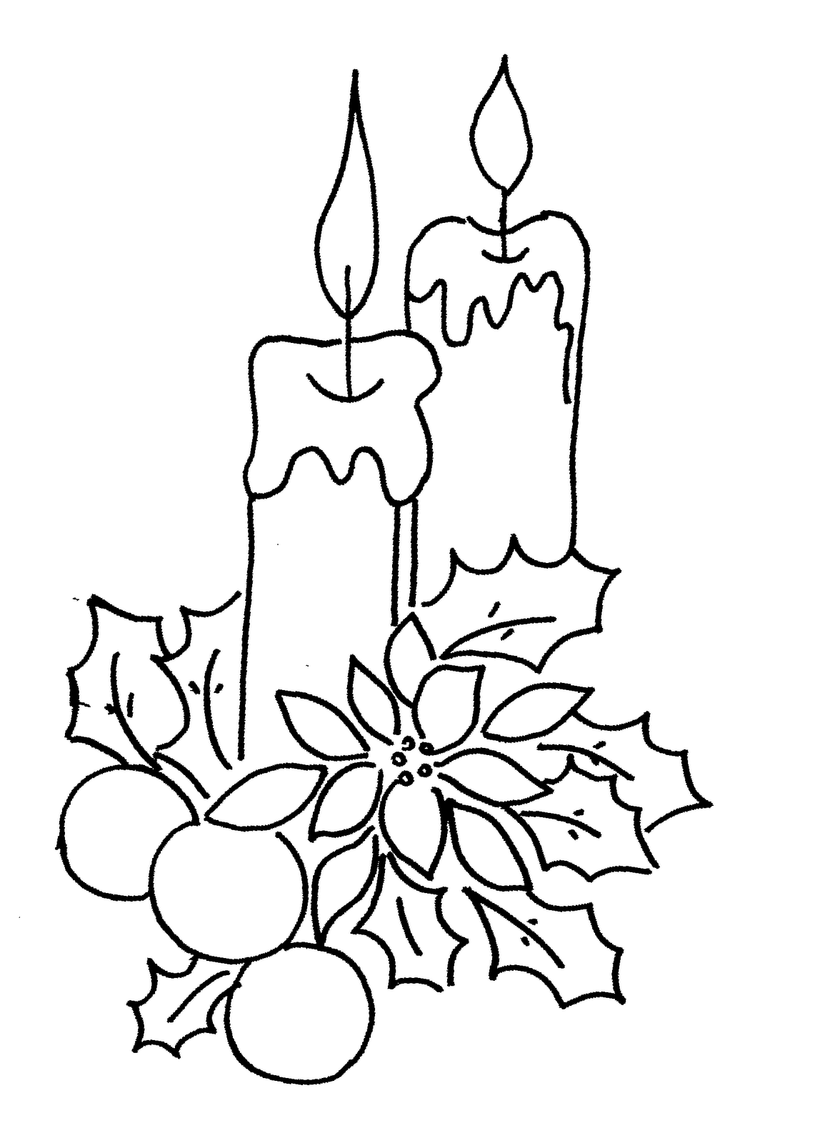 Free Xmas Coloring Pages - Coloring Home