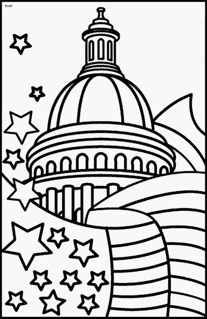 Coloring Pages Of The White House - Coloring Home