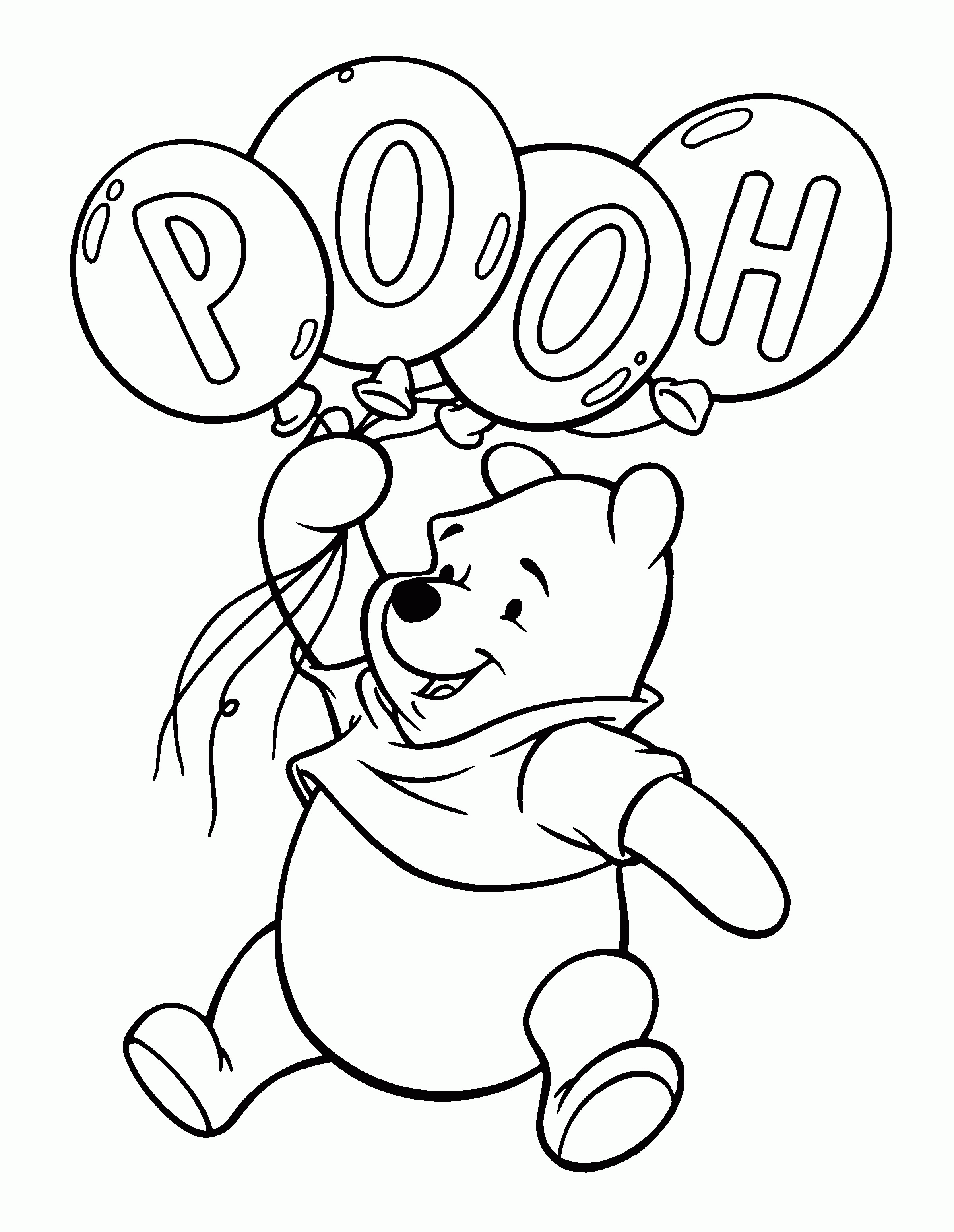 Classic Winnie Pooh Coloring Pages 100 Images Home