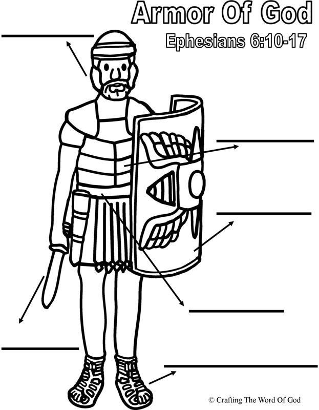 Free Coloring Pages For Armor Of God Coloring Home