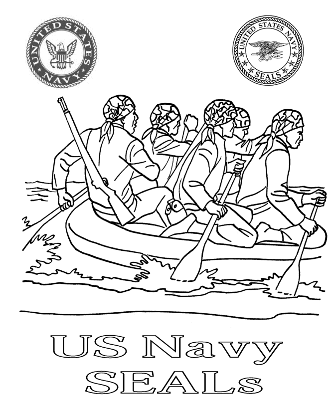 BlueBonkers: US Navy SEALs in training - Armed Forces Day Coloring ...