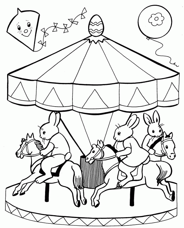 7 Pics of Merry Go Round Horses Coloring Pages - Carousel Horse ...