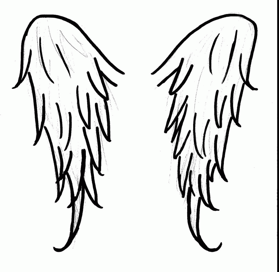 14 Pics of Coloring Pages Cross With Angel Wings - Cross with ...