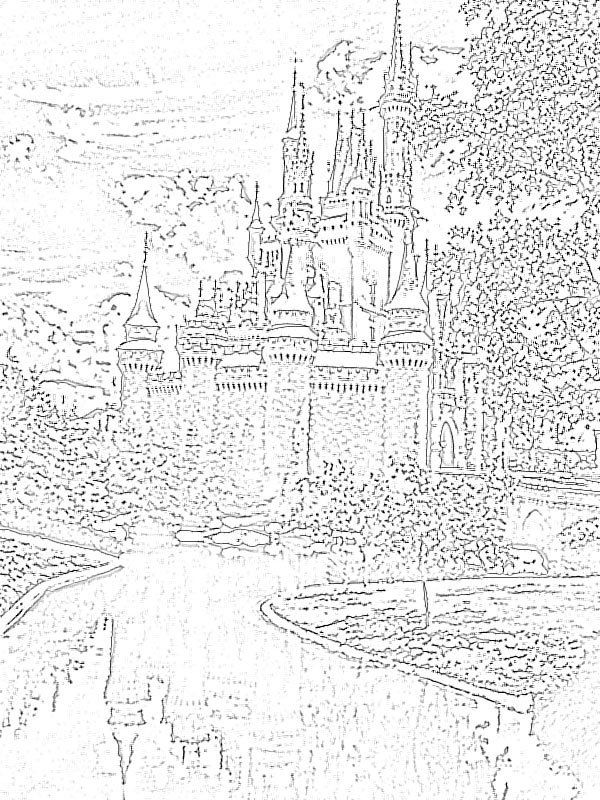Coloring Pages Disney World - Coloring