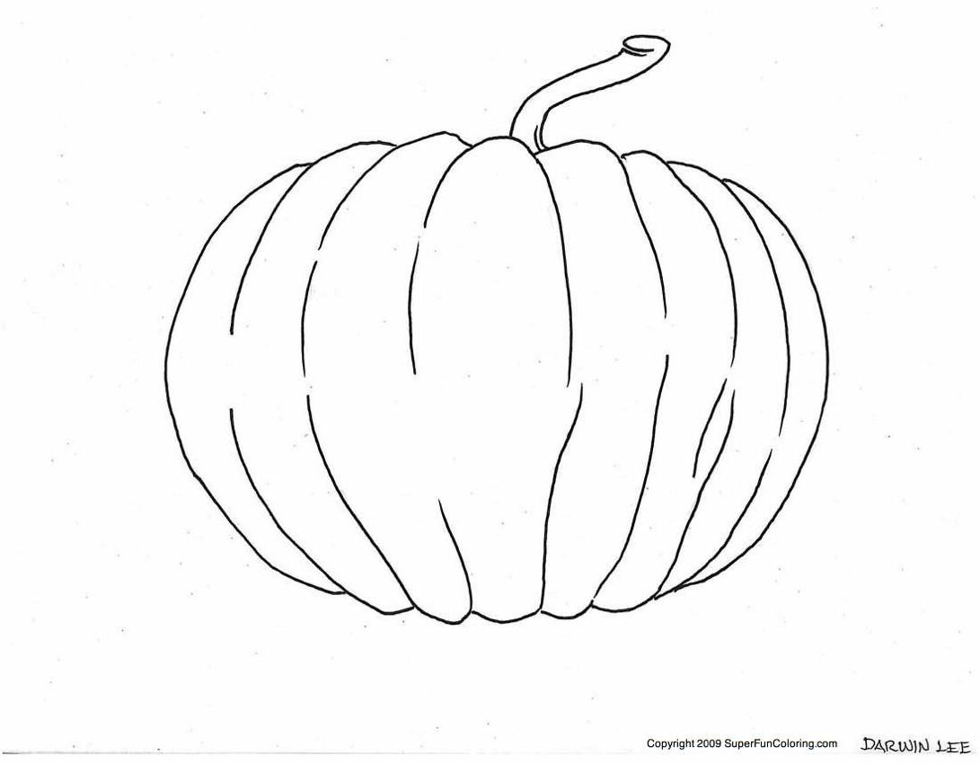 Best Pumpkin Outline Printable #22960 - Clipartion.com