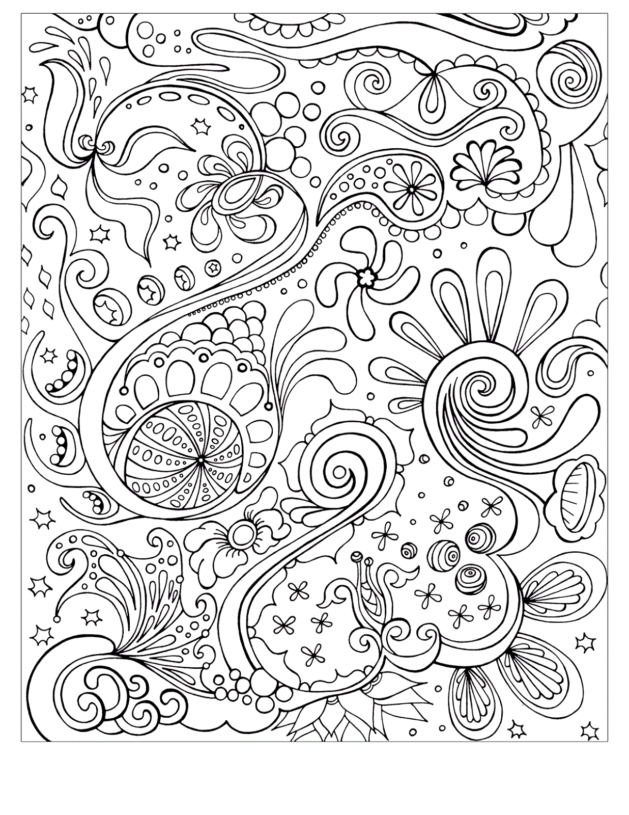 Coloring Pages: Complex Coloring Pages
