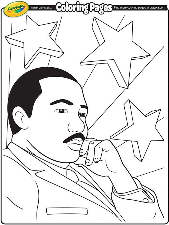 Martin Luther King Jr Coloring Pages Coloring Home